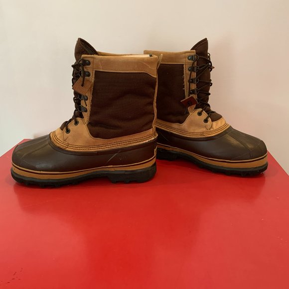 Men\'s Sorel Winter Boot Waterproof with Liner Size 10 Brown main image 5